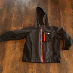 Boys size small Free Country hooded jacket. EUC.